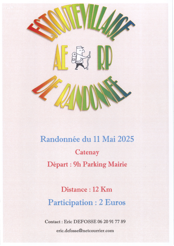 RANDONNÉE AERP CATENAY