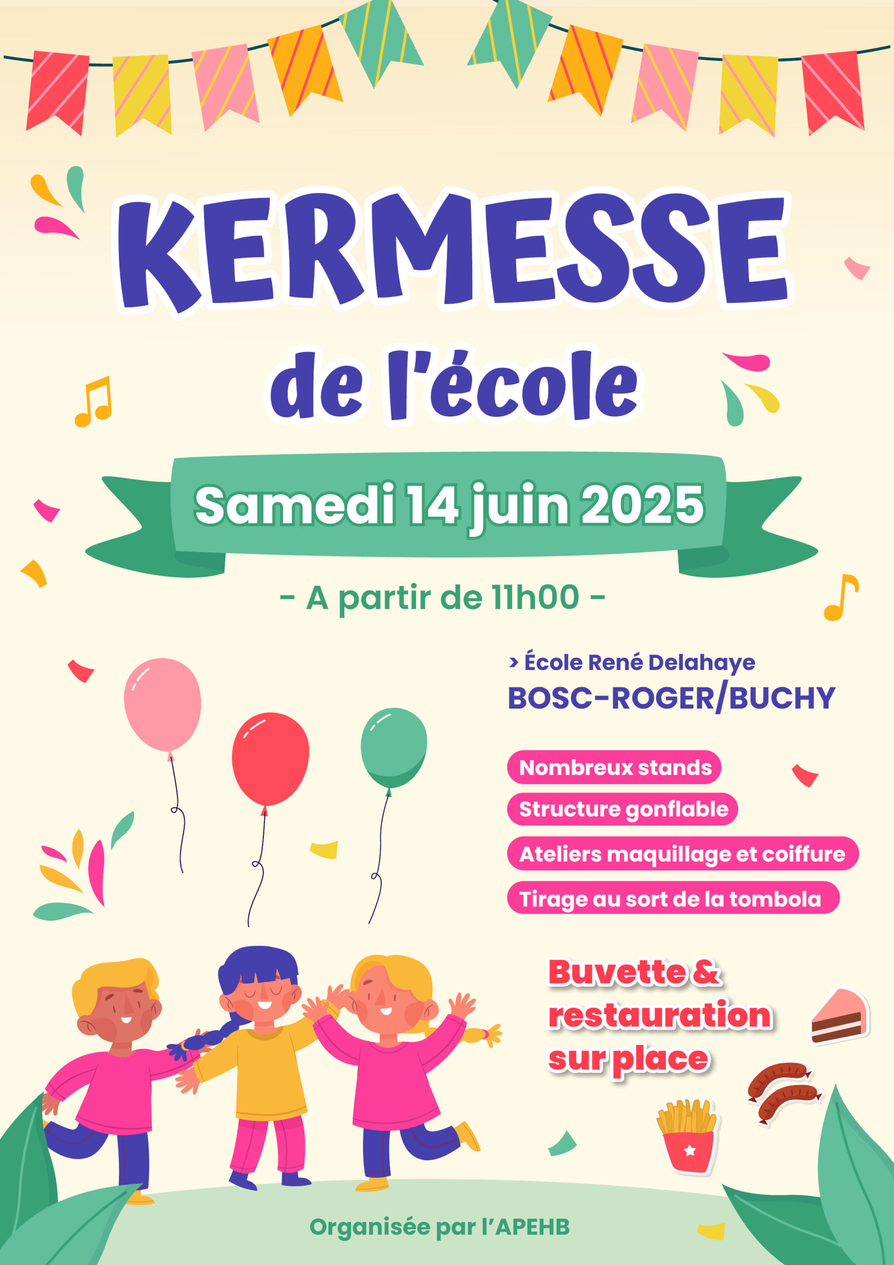 KERMESSE BOSC ROGER ORGANISÉE PAR APEHB