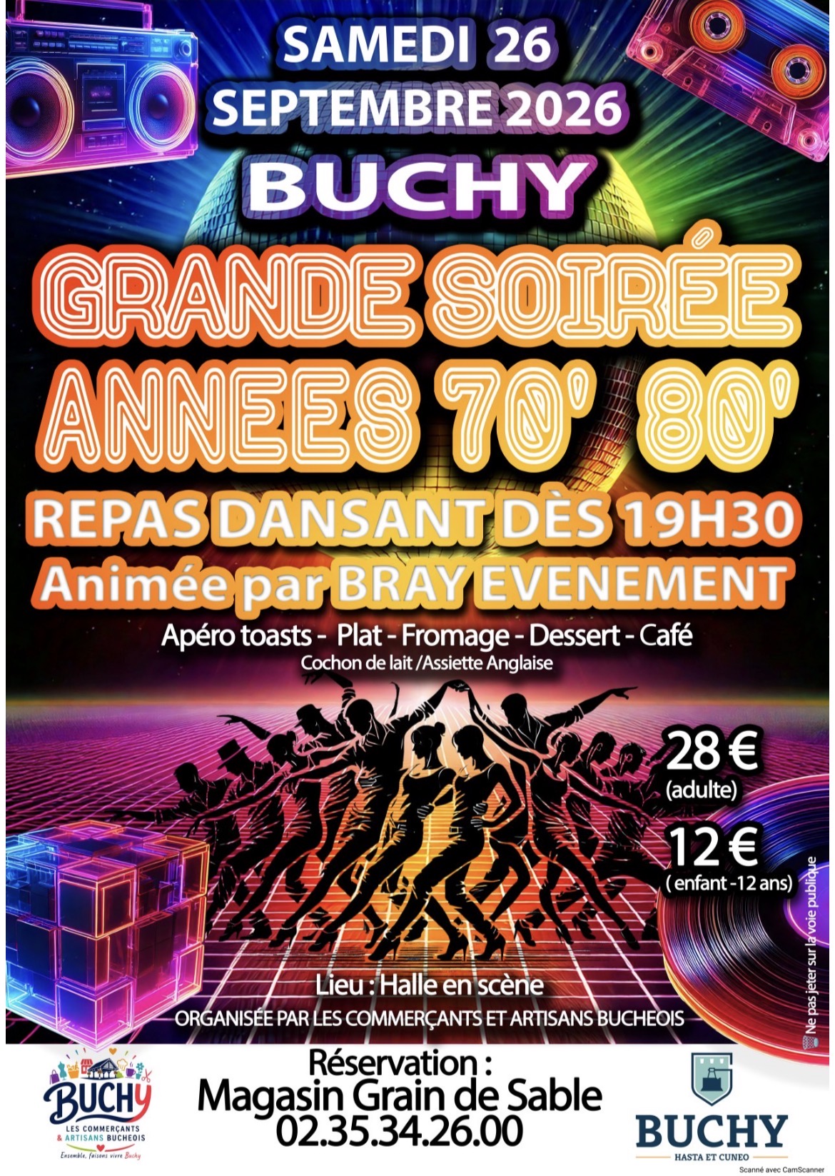 Soirée Années 70 et 80