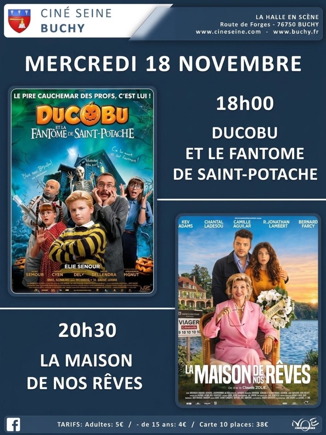 Cinéma – mercredi 18 Novembre
